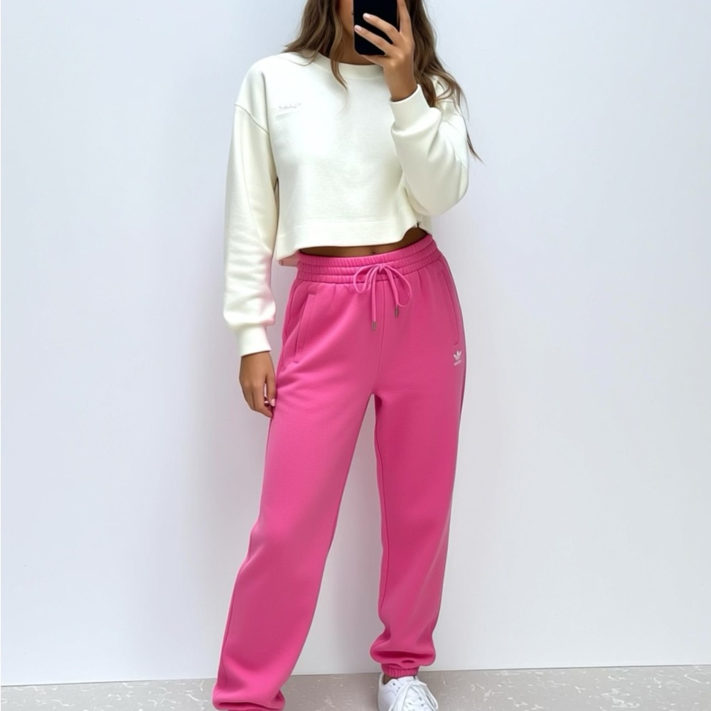 Adidas woman Bright Pink Joggers